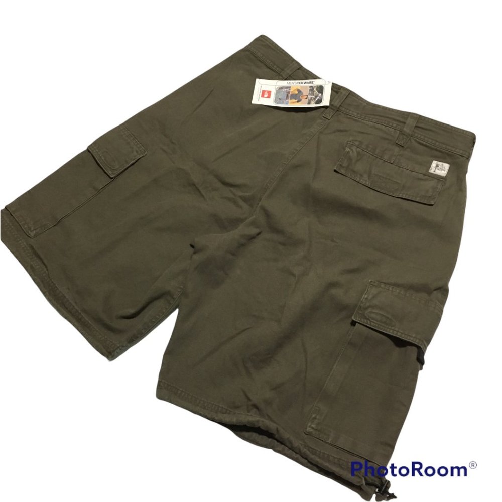 NWT The North Face Heritage Logo Cargo Shorts Men’s Waist Size 38 L Green NEW - Picture 9 of 16